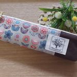 北欧お花柄スリムペンケース