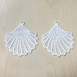 COTTON SEASELL LACE PENDANTTOP BEADS