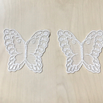 COTTON TULLE BUTTERFLY LACE PARTS