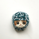 泥棒猫さんブローチ