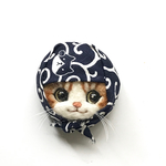 泥棒猫さんブローチ