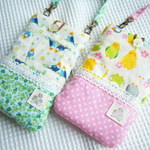 オーダー品★インコ柄　スマホケース