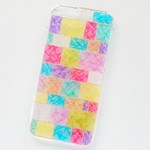 四角い模様のiPhoneケース - Stained Glass -