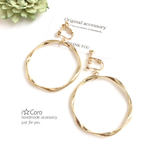 simple♢big hoop ♢earring or pierce