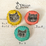 TOKICO.ブローチシリーズ...猫-pattern-