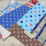 【summer sale】マリン柄パッチ＊ふんわりマット