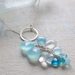 Gem Stone 海のブーケ ネックレス *sv925*