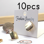 (10個5ペア)スクエア裏カン付きピアス