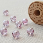 紗がかかる   チェコビーズ　6mm 8個