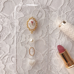 【new】フラワーの額縁♡iPhone case