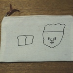 とてもうすいポーチ【パンとパン屋】