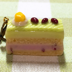 抹茶ケーキ ストラップ