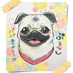 プレゼントに最適♪ペット似顔絵
