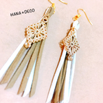 大人可愛いタッセルピアス✨