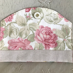薔薇柄の布を使ったバック.イン.バック♪