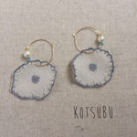 ジェリーフラワーのフープピアス*。ミナペルホネン