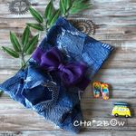 デニムポケット柄  犬浴衣