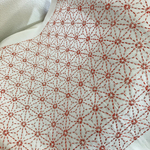 刺し子ふきん★縁結びの麻の葉