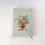 □□さまオーダー作品   刺繍のブックカバー