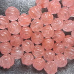 ◆EC◆チェリークォーツ薔薇８ｍｍ15個