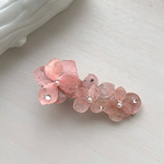 紫陽花のヘアクリップ 〜若苗〜
