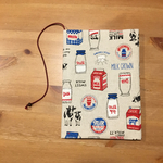 《 四六判》ブックカバー  ハンドメイド      ミルク