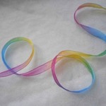 グラデーションシフォンリボン　10ｍｍ 　5ｍ 　　
