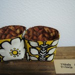 js-…様専用品・北欧テイスト　四角い小物入れセット　flower