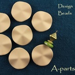 送料無料 ★   再販 Round Wave レトロベージュ 8pcs  ３-H