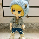 オビツ11サイズ 星柄サルエルパンツ