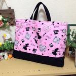 最終セール品/送料込/レッスンバック/アリス柄 