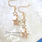 ［再々販］ジルコニア 星のピアス☆イヤリング 