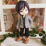 オビツ11サイズお洋服＊カーディガン×タンクトップ×デニム3点セット