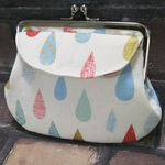 【レインドロップス】親子がま口財布