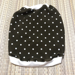 【犬服】完成品⑲　ブラウン水玉