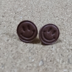 革のにこちゃん☺️ピアス