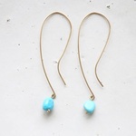 14KGF　Sleeping Beautyturquoise pierce[kgf891] 