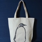 ストライプペンギントートバッグ