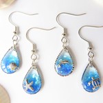 海のきらめき　ピアス✨