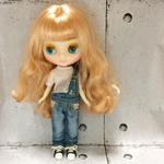 4way アクアグレーデニムサロペット＆サーモンピンクＴシャツセット