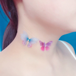 和 蝶 チョーカー すみれ色  花嫁 アクセサリー 浴衣 着物 紫 ピンク