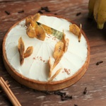 【卵・乳製品・小麦粉不使用】無農薬　島バナナのタルト　４種類のスパイスとビターなチョコソース