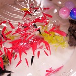 ★訳あり特価★洋風ブリキ缶　金魚すくい　ホワイト　ミニチュア