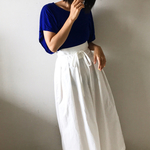  シルバーラメのストライプスカンツ