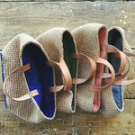 [B級品] かごトートバッグ(blue)