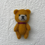 フェルトのちびくまちゃん〜黄色