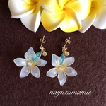 再販売∴Plumeria∵レジン∞ピアス【777】