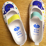＊クジラ柄の上履き＊