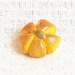 カボチャお花パンブローチ