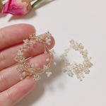 花冠 かすみ草風 小枝アクセサリー